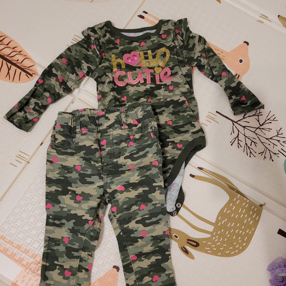 Baby Girl Army Set